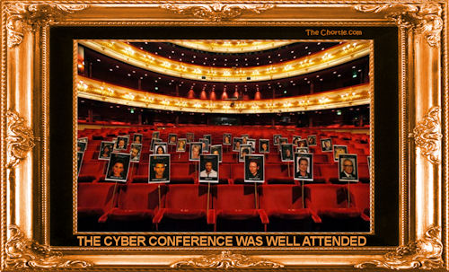 The cyber conference was well attended