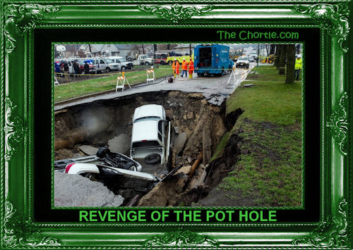Revenge of the pot hole