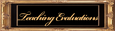 Teaching Evaluations