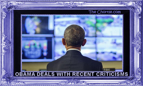 Obama deals with recent criticisms