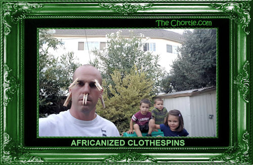 Africanized clothespins