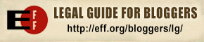 Read EFF's Legal Guide for Bloggers
